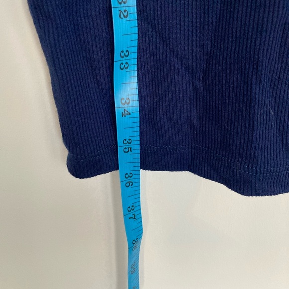 LULUS Phenomenal Feeling Navy Blue Knit Turtleneck Bodycon Dress - Picture 3 of 6